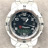 Tissot T-Touch Titanium Watch T33.7.798.51 Swiss Smartwatch Box Papers