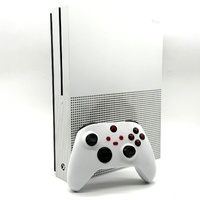 Microsoft Xbox One S 1TB Game Console White 1681 with Controller and Leads