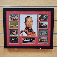 Craig Lowndes Signed Framed Photo Limited Edition 194 of 500 V8 Supercars