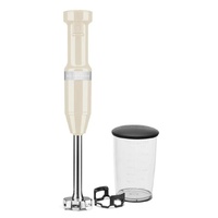 KitchenAid Corded Stick Hand Blender 5KHBV53AAC Variable Speed Almond Cream
