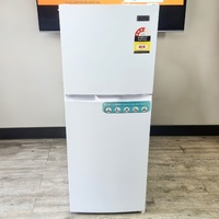 HEQS TM200W 197L Fridge Freezer Combo Top Mount Refrigerator White