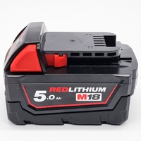 Milwaukee M18 18V RedLithium-Ion 5.0Ah Extended Capacity Battery Pack M18B5