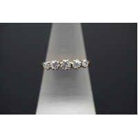 Ladies 18ct Yellow Gold Diamond Band Ring