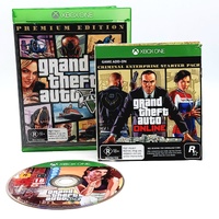 Grand Theft Auto V Premium Edition Xbox One GTA 5 Rockstar Game