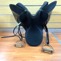Thorowgood Maxam 16 Inch All Purpose Saddle Black Synthetic Equestrian
