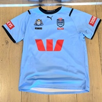 PUMA NSW Blues Authentics Rugby League Jersey 3XL Sky Blue NRL Official Licensed Shirt