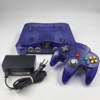 Nintendo 64 Funtastic Grape NUS-001 NTSC-J Console Bundle Tested