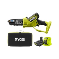 NEW RYOBI R18XPCS12 ONE+ HP 18V Brushless Pruning Saw Kit 2.0Ah Battery Charger Case