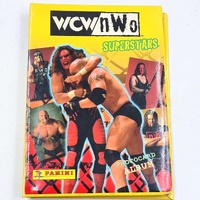 1998 Panini WCW nWo Superstars Photocard Collector Album Incomplete Wrestling Card Binder