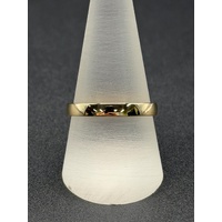 Unisex 10ct Yellow Gold Plain Wedding Band Ring