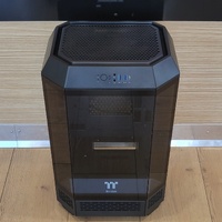 Thermaltake The Tower 300 Micro-ATX Mid Tower PC Case Black w/ 4 Cooling Fans
