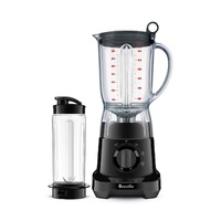Breville BBL290BKS The Kinetix To Go Mini Blender 850W 1.5L Black Sesame