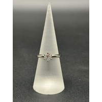 Ladies 18ct White Gold Diamond Engagement Ring