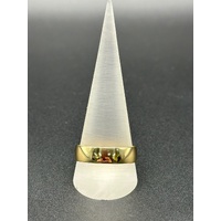 Unisex 18ct Yellow Gold Plain Band Ring