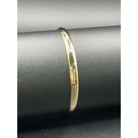 Ladies 9ct Yellow Gold Round Bangle