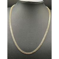 Unisex 14ct Yellow Gold Curb Link Necklace
