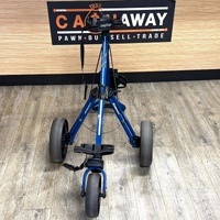 BagBoy Sidekick 3 Wheel Golf Push Cart Blue Black Foldable Caddy
