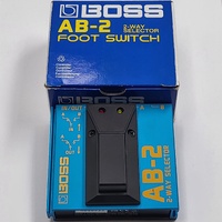 BOSS AB-2 2-Way Selector Foot Switch A/B Signal Selector Pedal Guitar Bass w/ Box