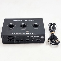 M-Audio M-Track Solo 2-Channel USB Audio Interface w/ USB Cable Phantom Power