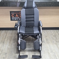 EquipMed PowerCruise LongRange Premium+ Electric Wheelchair Grey/Black