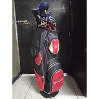 Dunlop Mixed Golf Club Set 14-Piece Irons Woods Putters Golf Bag