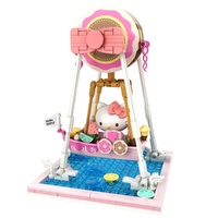 Summer Wunderland Hello Kitty Donut Ship Building Block Set 280PCS