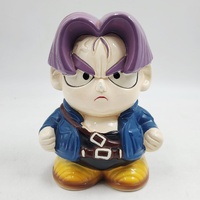 Vintage Dragon Ball Z Trunks Ceramic Porcelain Money Box Bank Figure 