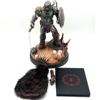 DOOM The Dark Ages 12 Inch Slayer Statue Collector Pack Steelbook Replica Key