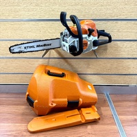 STIHL MS170 Mini Boss Petrol Chainsaw 35cm Bar with Carrying Case Cover