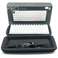 Logitech G PRO X 60 LIGHTSPEED Wireless Gaming Keyboard White with Case and Box
