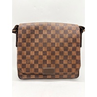 Louis Vuitton District PM N41213 Damier Ebene Crossbody Bag + COA