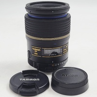 Tamron SP Di AF 90mm f/2.8 Macro 1:1 Lens for Nikon F Mount w/ Front Lens Cap & Rear Cap