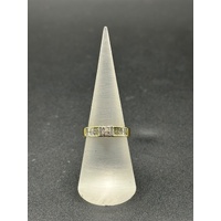 Ladies 18ct Yellow Gold Diamond Band Ring