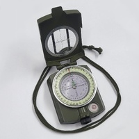 Military Style Lensatic Compass Hiking Camping Survival Navigation