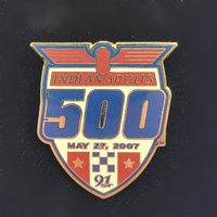 Indianapolis 500 May 27 2007 Official Commemorative Lapel Pin Badge Indy 500 Racing Collectible