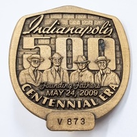 Indianapolis 500 Pit Badge Centennial Era May 24 2009 V873 Founding Fathers Collectible