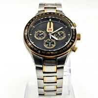 Holden Golden Years Watch 22K Gold Plated Chronograph Steel Mens Collectible