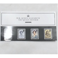 H.M. Queen Elizabeth The Queen Mother In Memoriam Royal Mail Mint Stamps
