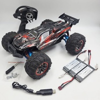 KELEIDI TOYS F-14A 1/10 4WD High Speed Metal Upgraded RC Car 2.4GHz 3 Batteries