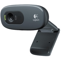 Logitech C270 HD Webcam Black 720p 30 fps Widescreen Video Calling