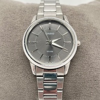 Casio LTP-1303 Ladies Watch Stainless Steel Analog Black Dial WR 50M