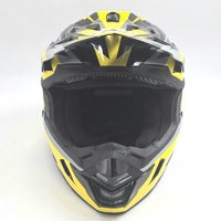 THH TX-15 Slipstream Motocross Helmet Black Yellow Gray L 59-60cm ECE R22-05