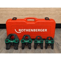 Rothenberger B-Press Jaw Set 25 32 40 50mm Copper Press Jaws Hard Case