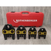 Rothenberger Duopex 3000/4000 Jaw Set 16 20 26 32mm with Hard Case