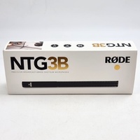 NEW RODE NTG3B Precision Broadcast-Grade RF-Bias Shotgun Microphone Black