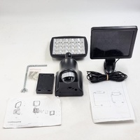 Solar Lighting Direct SLDFL0004C-WW 4W LED Flood Light PIR 3000K Set of 2