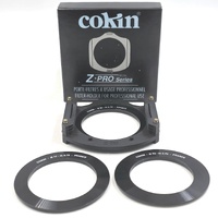 Cokin Z-Pro Series BZ-100A 100mm Filter Holder + 72 77 82mm Adapter Rings