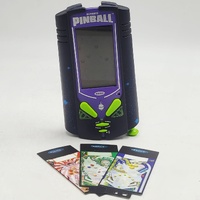 Radica Ultimate Pinball Electronic Handheld Game 2002 LCD Portable w/ 3 Playfield Cards