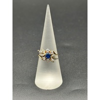 Ladies 18ct Yellow Gold Gemstone Ring