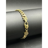 Men’s 18ct Yellow Gold Curb Link Bracelet